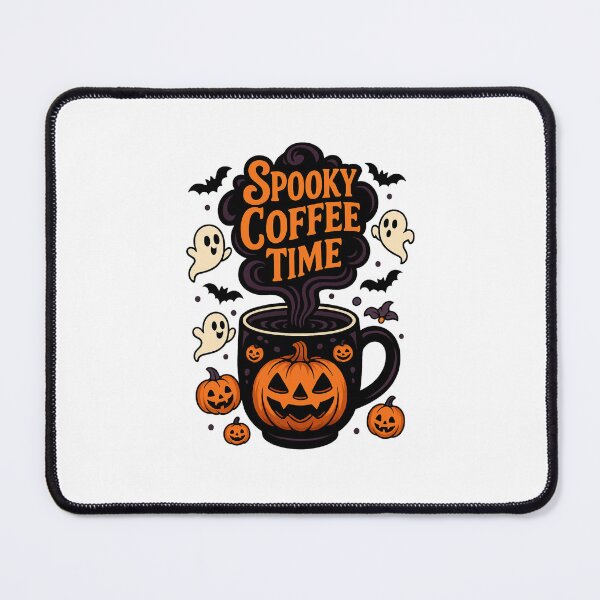 Item preview, Spooky Coffee Time – Halloween Pumpkin Mug designed and sold by ALITOPRINCE.