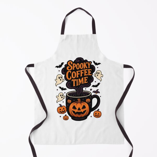 Item preview, Spooky Coffee Time – Halloween Pumpkin Mug designed and sold by ALITOPRINCE.