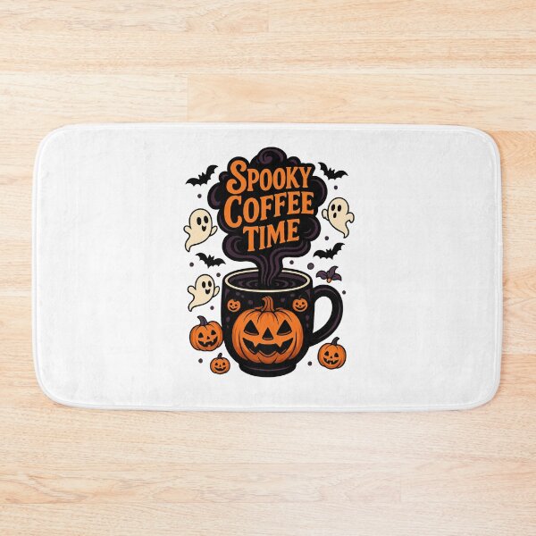 Item preview, Spooky Coffee Time – Halloween Pumpkin Mug designed and sold by ALITOPRINCE.