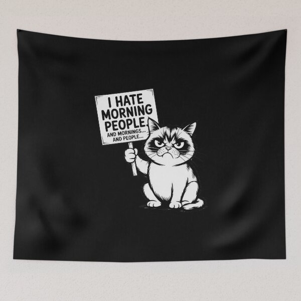 Item preview, I Hate Morning People designed and sold by Enea Kelo.