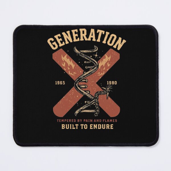 Item preview, Generation X DNA Helix — 1965–1980 — Tempered by Pain and Flames Tee designed and sold by Purdiole-art.