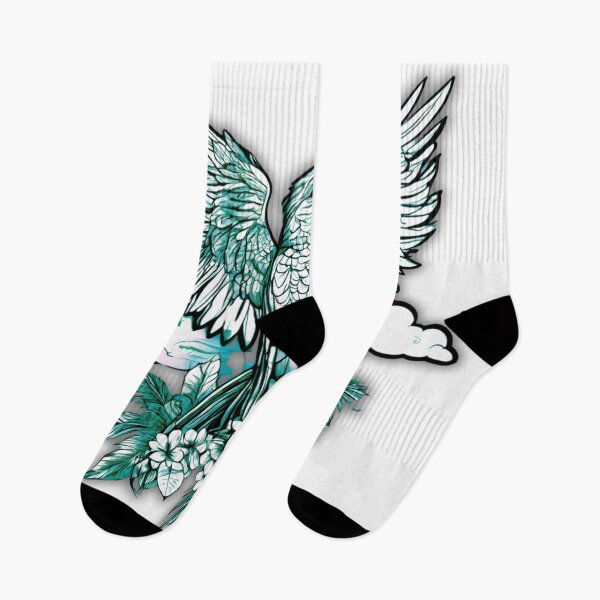 Item preview, Colorful Parrot in the Clouds designed and sold by Zofia Sosnecka.