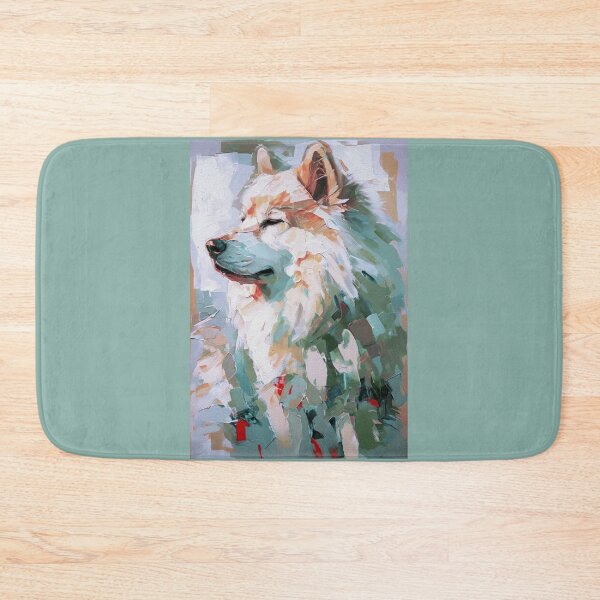 Item preview, Samoyed Expressionist Portrait designed and sold by caracatita75.