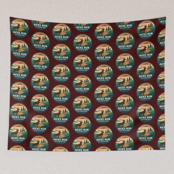 Item preview, Hicks Run designed and sold by Broken Antler Designs .