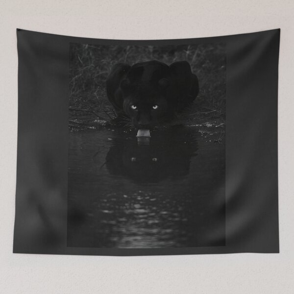 Item preview, Black Panther Eyes of Victory – Bold Animal Strength Art designed and sold by SuccessHunters.