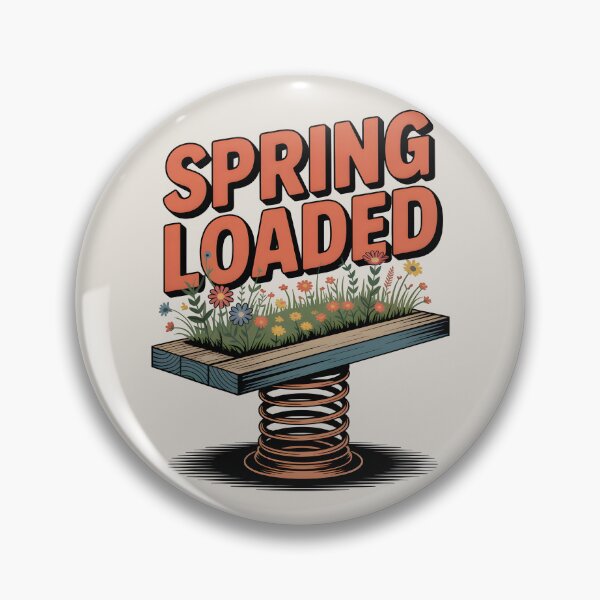 Item preview, Spring Loaded – Energetic Seasonal Design designed and sold by Jollys-ArtShop.