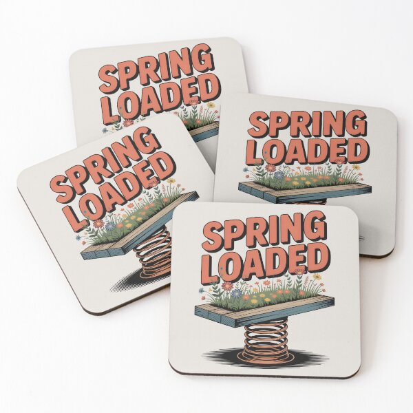 Item preview, Spring Loaded – Energetic Seasonal Design designed and sold by Jollys-ArtShop.