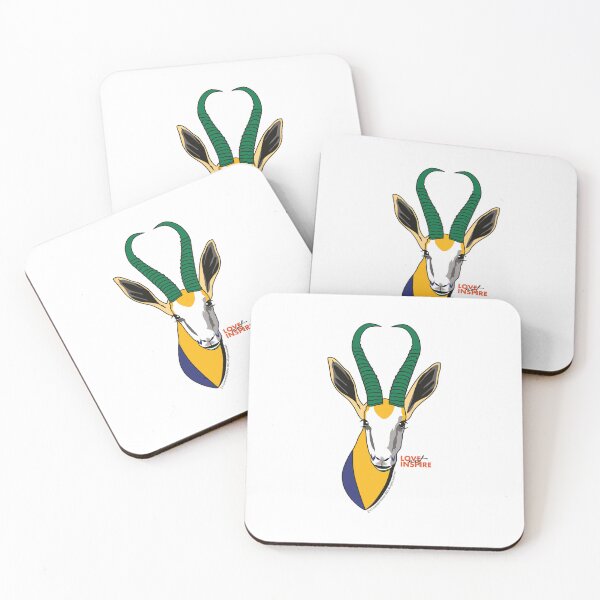 Item preview, Springbok Majesty in SA Flag Colours designed and sold by Vector Woofs.