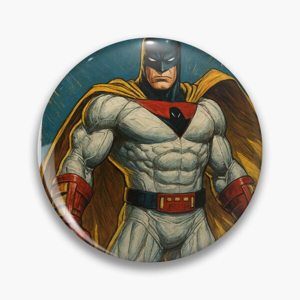 Item preview, Space Ghost Retro Superhero Poster – Classic Cartoon Hero Illustration designed and sold by Thogan0416.