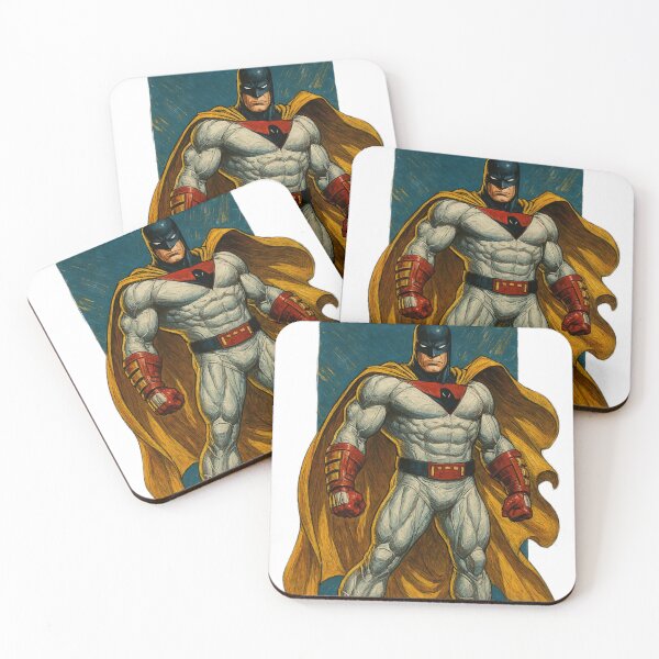 Item preview, Space Ghost Retro Superhero Poster – Classic Cartoon Hero Illustration designed and sold by Thogan0416.