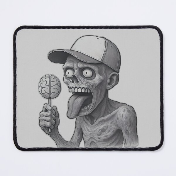 Item preview, Zombie with Lollipop - Grayscale designed and sold by NightTimeJ.
