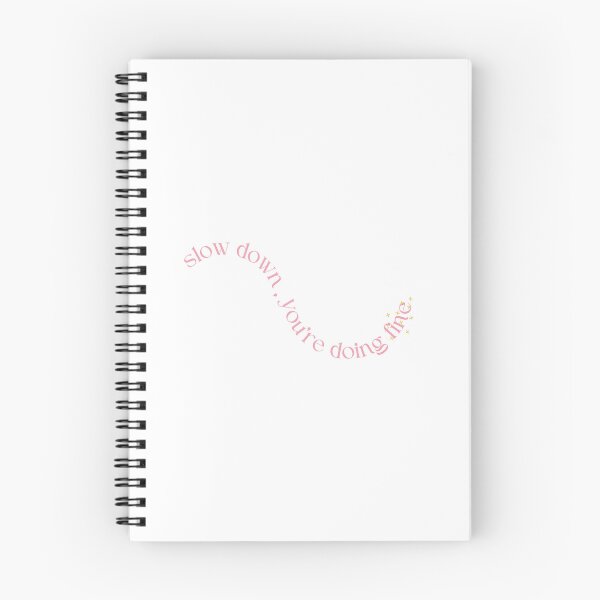 Item preview, slow down, you're doing fine pink pastel sticker designed and sold by urpinned.