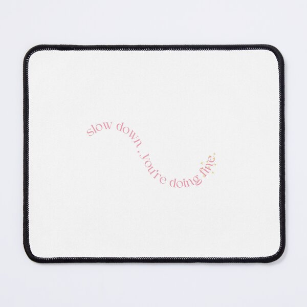 Item preview, slow down, you're doing fine pink pastel sticker designed and sold by urpinned.