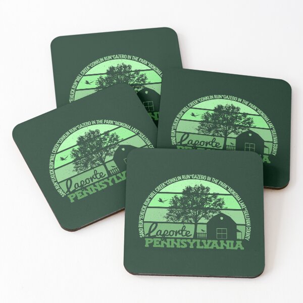 Item preview, Laporte Pennsylvania Sunset Retro Vintage Local Pride Logo designed and sold by CRHPOD20.