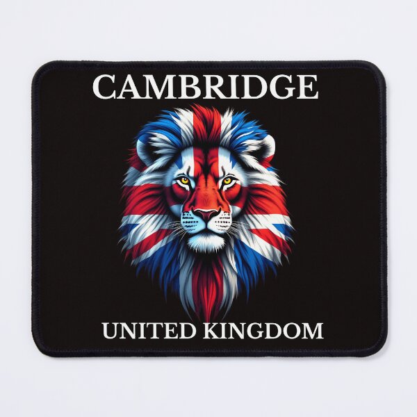 Item preview, Cambridge UK Flag Union Flag Patriotic United Kingdom Flag Lion Face Cambridge Design designed and sold by adsman68.