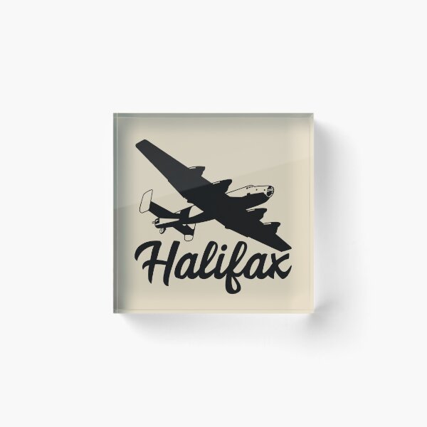 Item preview, Halifax Bomber British WW2 Plane Flying Silhouette designed and sold by MilitaryMart.