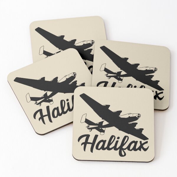 Item preview, Halifax Bomber British WW2 Plane Flying Silhouette designed and sold by MilitaryMart.