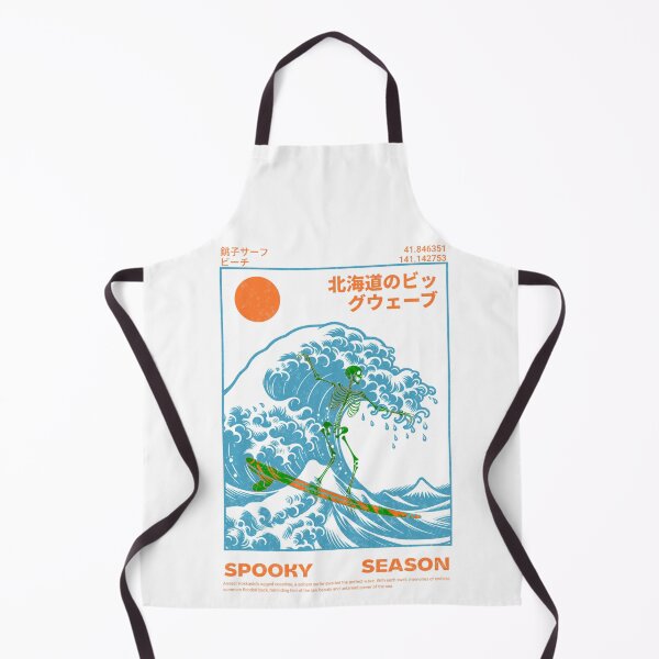 Item preview, Copy of Great wave of kanagawa blue orange design retro wave vaporwave designed and sold by DisgustangCO.