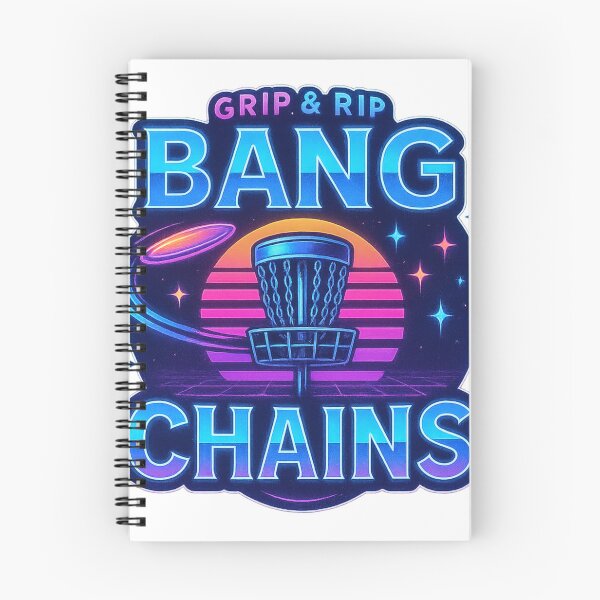 Item preview, Disc Golf - Bang the Chains - Synthwave designed and sold by BroShirtStore.