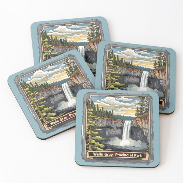 Item preview, Wells Gray Provincial Park British Columbia Waterfall, Clearwater BC designed and sold by meganohm.