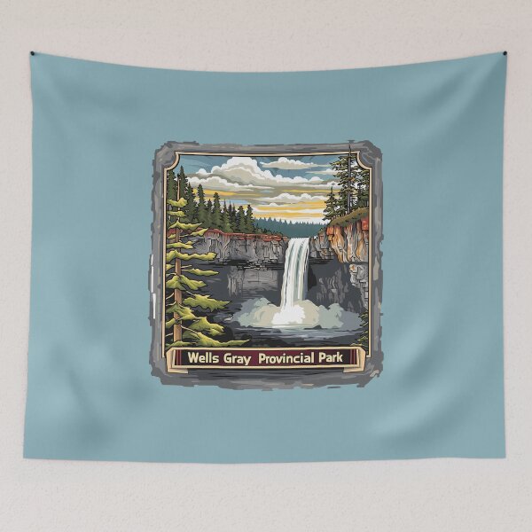 Item preview, Wells Gray Provincial Park British Columbia Waterfall, Clearwater BC designed and sold by meganohm.