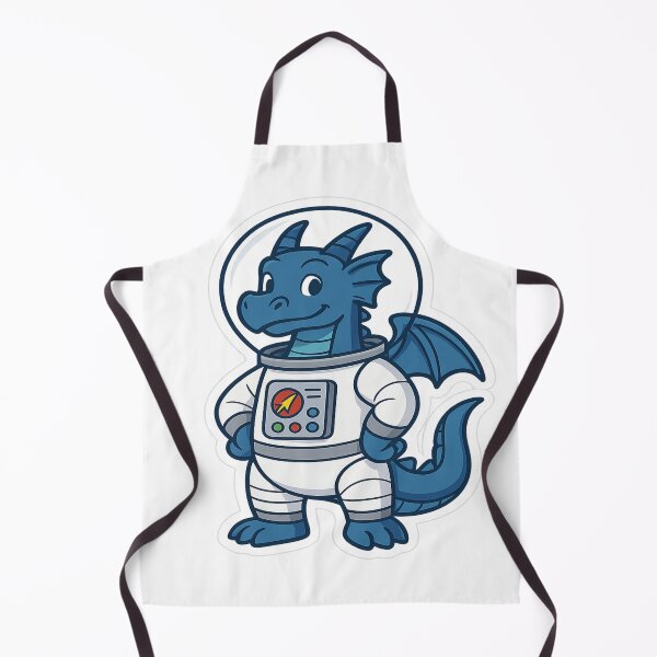 Item preview, Astronaut Dragon in Space Suit Illustration designed and sold by WilGrowDesigns.