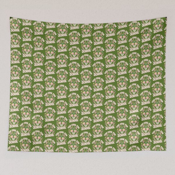 Item preview, Too Cool For School Cat Retro 80s Kitten Design designed and sold by Victoria Kelly.