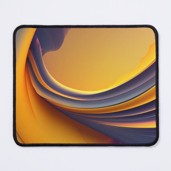 Item preview, Flowing Golden and Blue Abstract Waves designed and sold by Apex Designs.