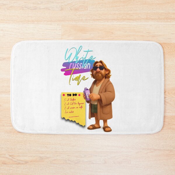 Item preview, White Russian Time – Cult cocktail in retro style designed and sold by malero-design.