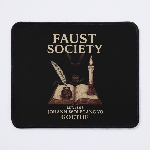 Item preview, Faust Society Est. 1808 – Johann Wolfgang von Goethe - Dark Academia Writers designed and sold by DebuggedDressed.