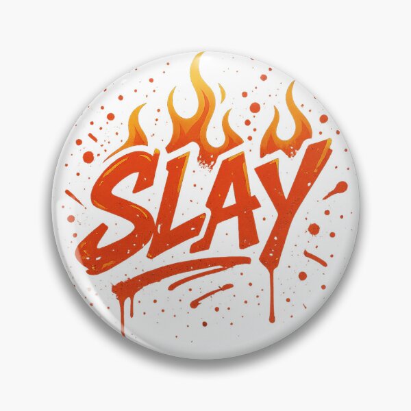 Item preview, SLAY – Fire Graffiti Tee designed and sold by PastimeMastery.