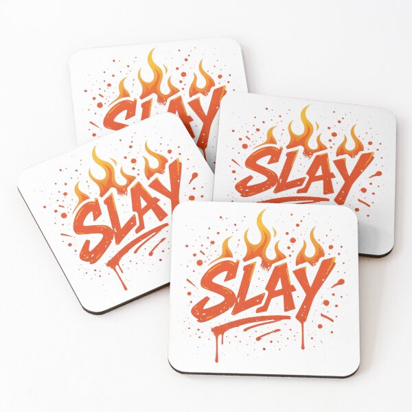 Item preview, SLAY – Fire Graffiti Tee designed and sold by PastimeMastery.
