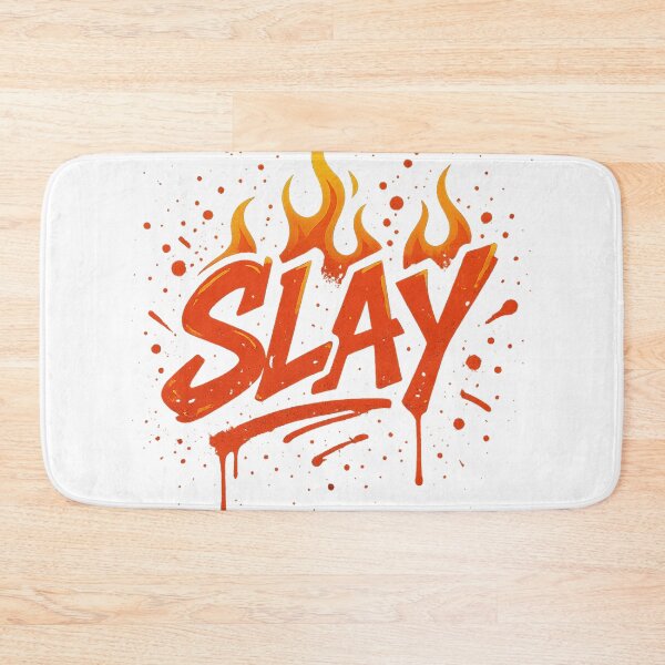 Item preview, SLAY – Fire Graffiti Tee designed and sold by PastimeMastery.