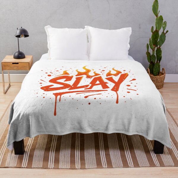 Item preview, SLAY – Fire Graffiti Tee designed and sold by PastimeMastery.