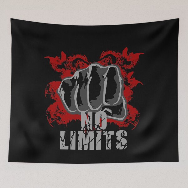 Item preview, No Limits Fitness Gym Bodybuilding - Fist Punch designed and sold by DesignedFlow.
