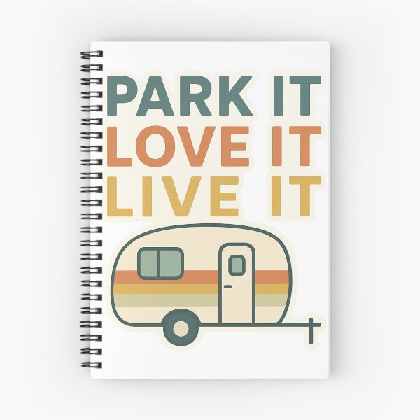 Item preview, Park It Love It Live It Retro Caravan Design designed and sold by Harprints.Studio.