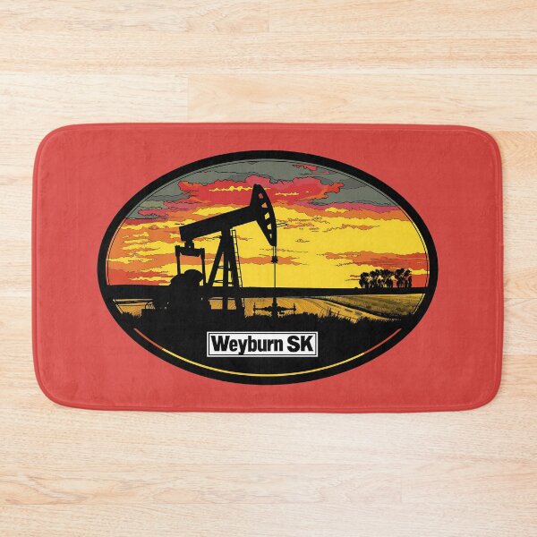 Item preview, Weyburn Saskatchewan Oilfield, Oil Patch Prairie Sunset SK Canada designed and sold by meganohm.