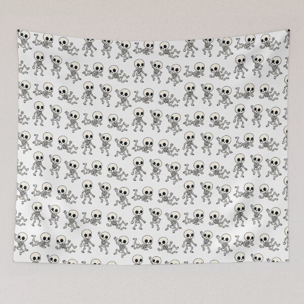 Item preview, Five Playful Skeletons designed and sold by Glacier-Designs.