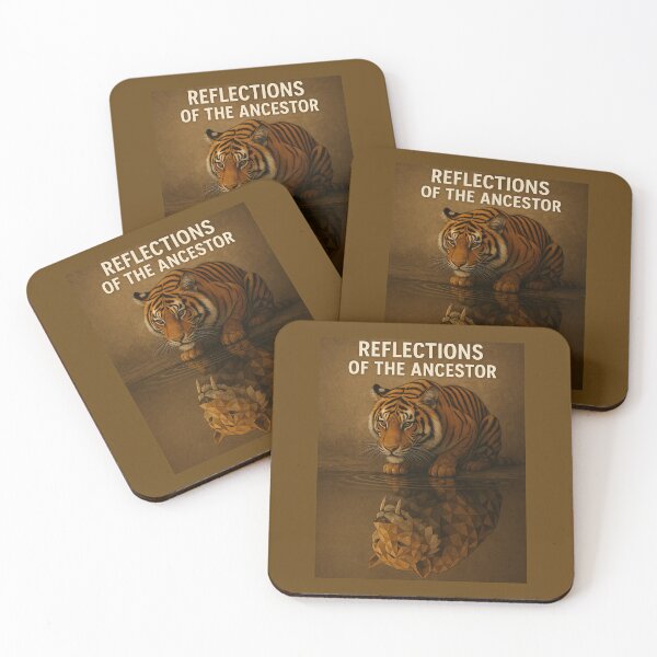 Item preview, Reflections of the Ancestor – Tiger and Saber-Tooth Art designed and sold by GeoWild Designs.