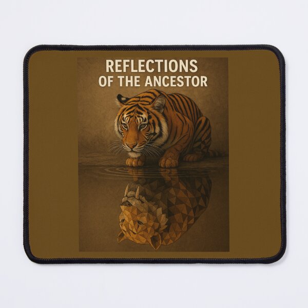 Item preview, Reflections of the Ancestor – Tiger and Saber-Tooth Art designed and sold by GeoWild Designs.