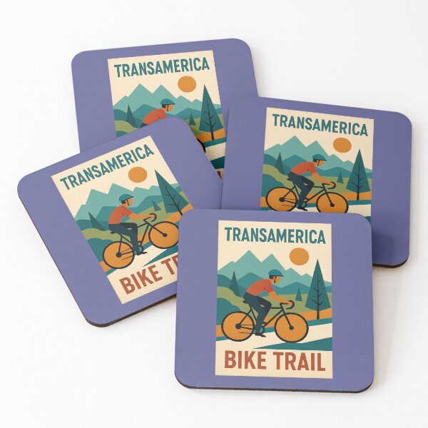 Item preview, Transamerica Bike trail  designed and sold by Broken Antler Designs .