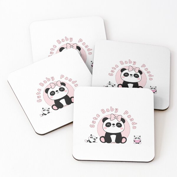 Item preview, Cute Baby Panda with Bow Cartoon designed and sold by TigerClawCo.
