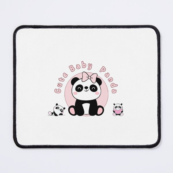 Item preview, Cute Baby Panda with Bow Cartoon designed and sold by TigerClawCo.