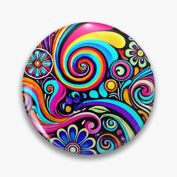 Item preview, Retro Flower Pattern designed and sold by ViaARTfactory.