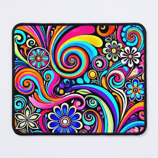Item preview, Retro Flower Pattern designed and sold by ViaARTfactory.