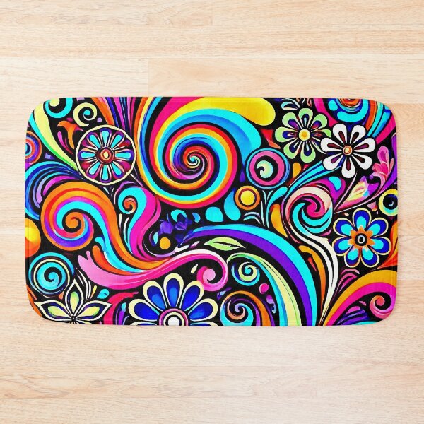 Item preview, Retro Flower Pattern designed and sold by ViaARTfactory.