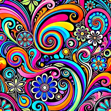 Artwork thumbnail, Retro Flower Pattern by ViaARTfactory