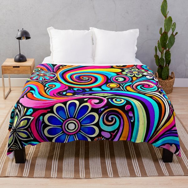 Item preview, Retro Flower Pattern designed and sold by ViaARTfactory.