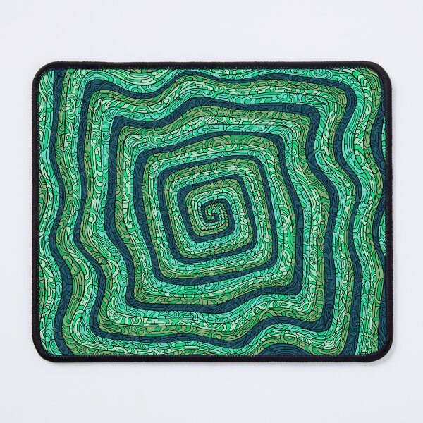 Item preview, Green Twisted neurographic textured coil rope designed and sold by DaveDanchuk.