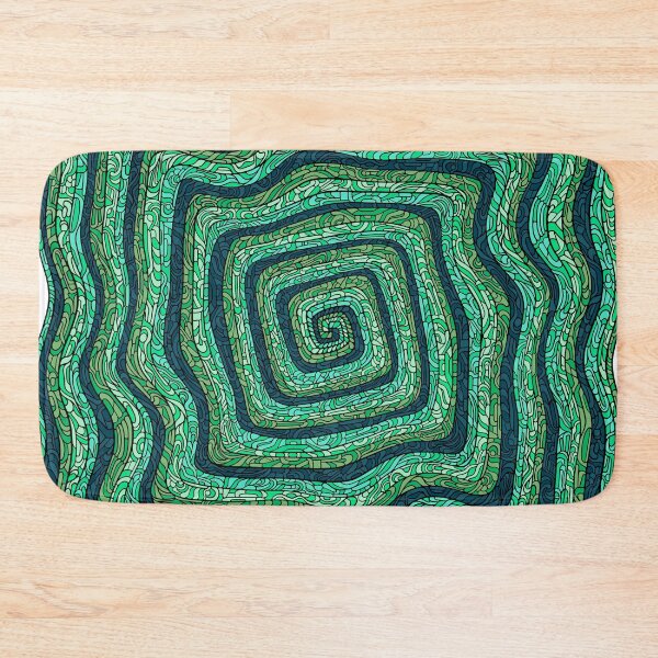 Item preview, Green Twisted neurographic textured coil rope designed and sold by DaveDanchuk.